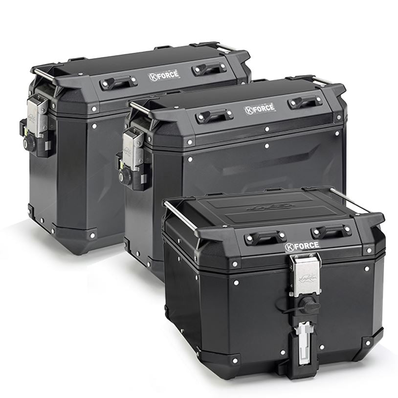 Kappa Bike Luggage K’FORCE MONOKEY Panniers Kit Black For Suzuki DL 1000 V-Strom 2017-2019